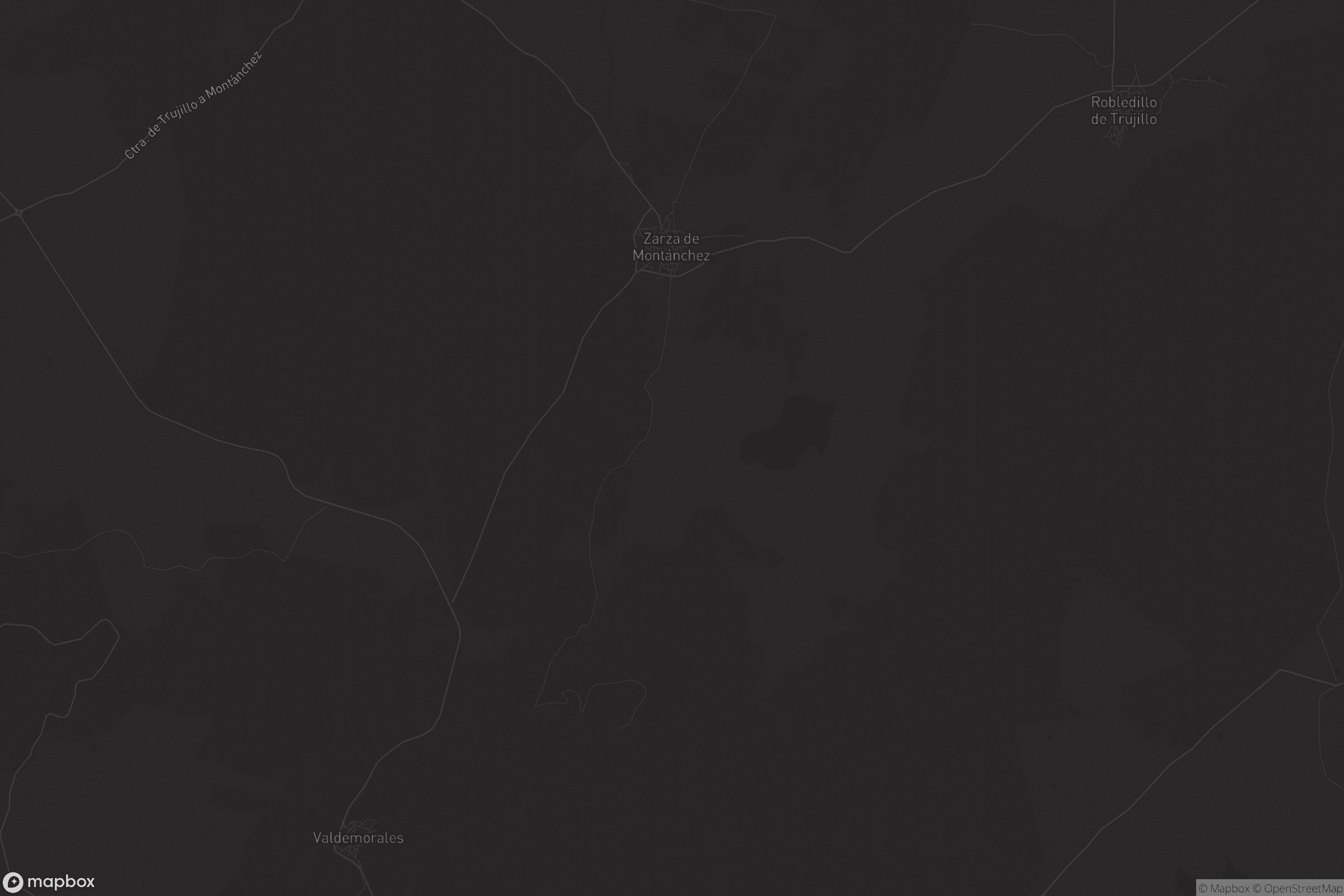 Mapa de Zarza de Montánchez