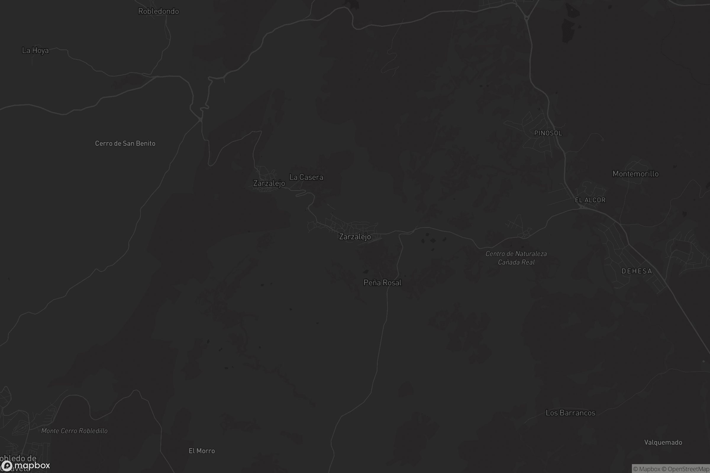 Mapa de Zarzalejo (estación)