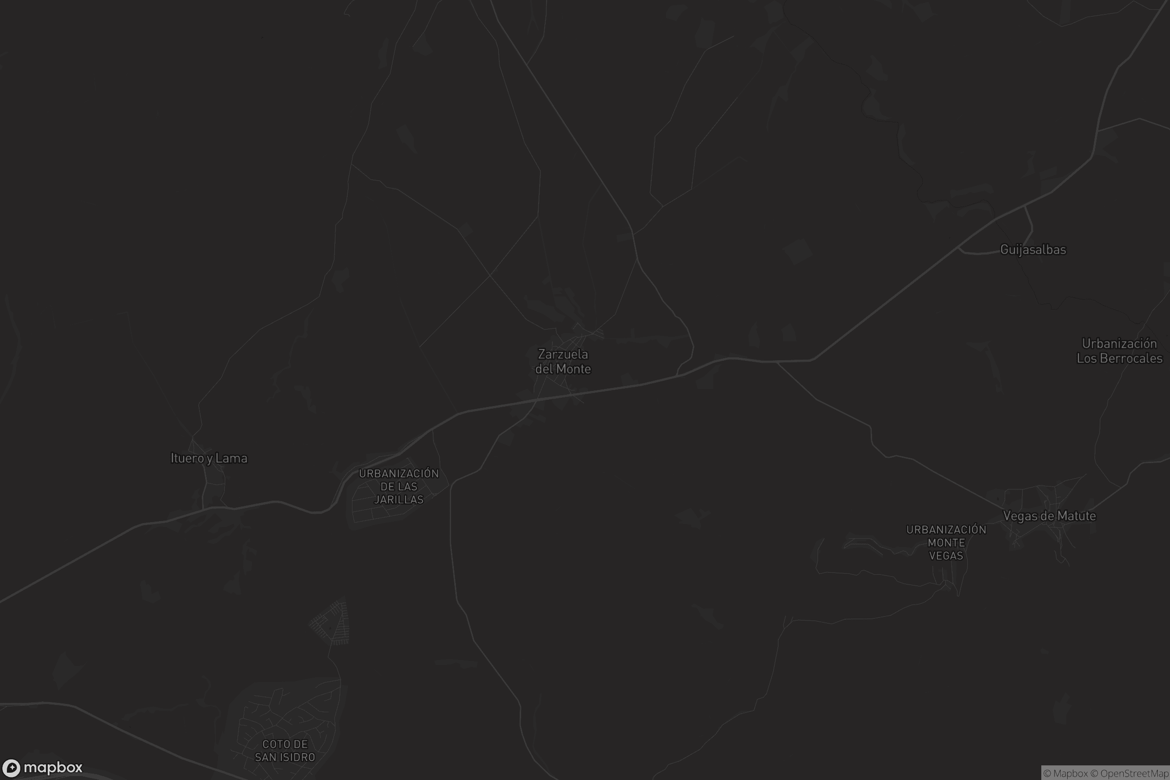 Mapa de Zarzuela del Monte