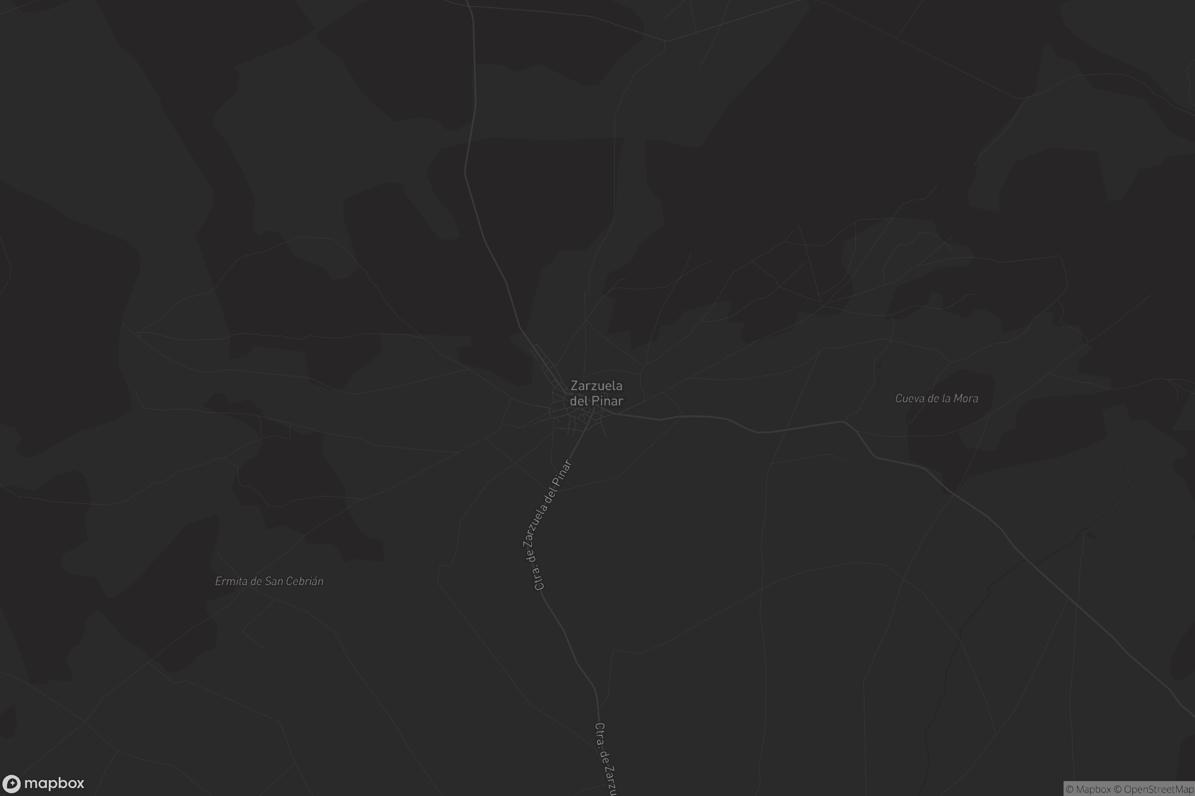 Mapa de Zarzuela del Pinar