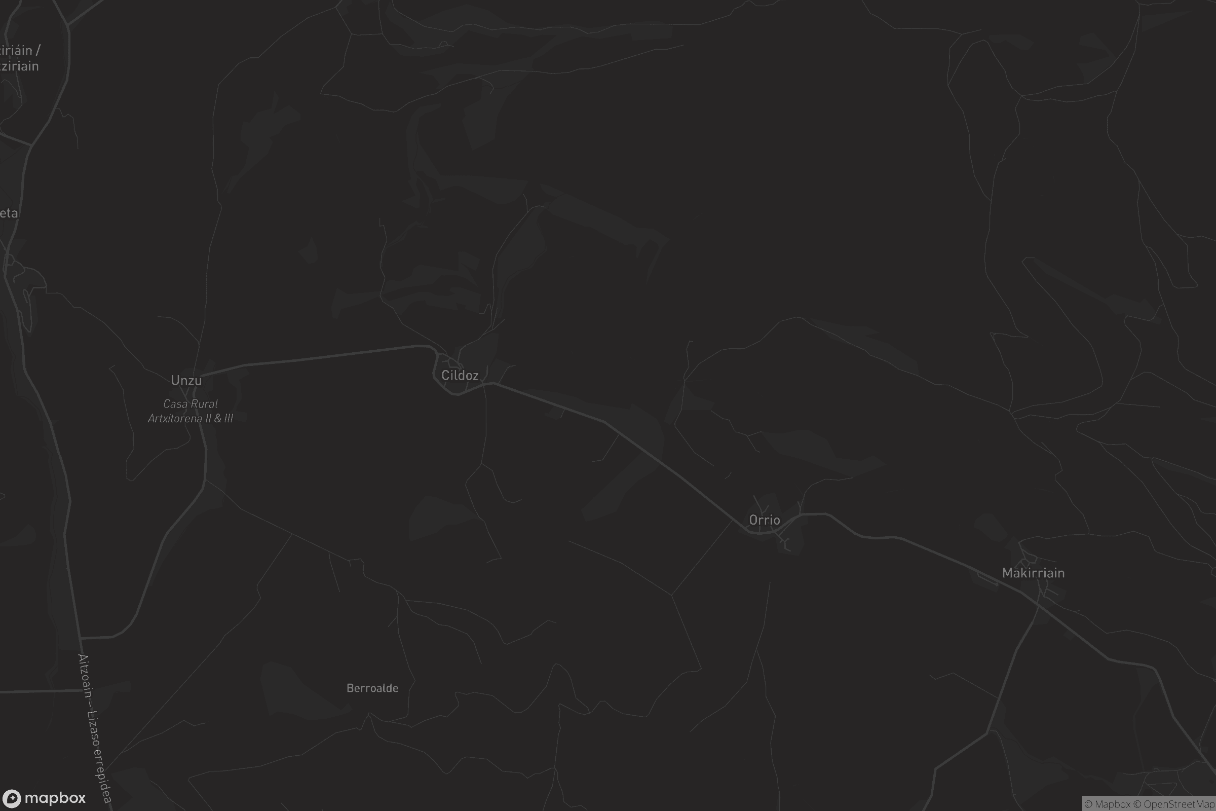 Mapa de Zildotz-Cildoz