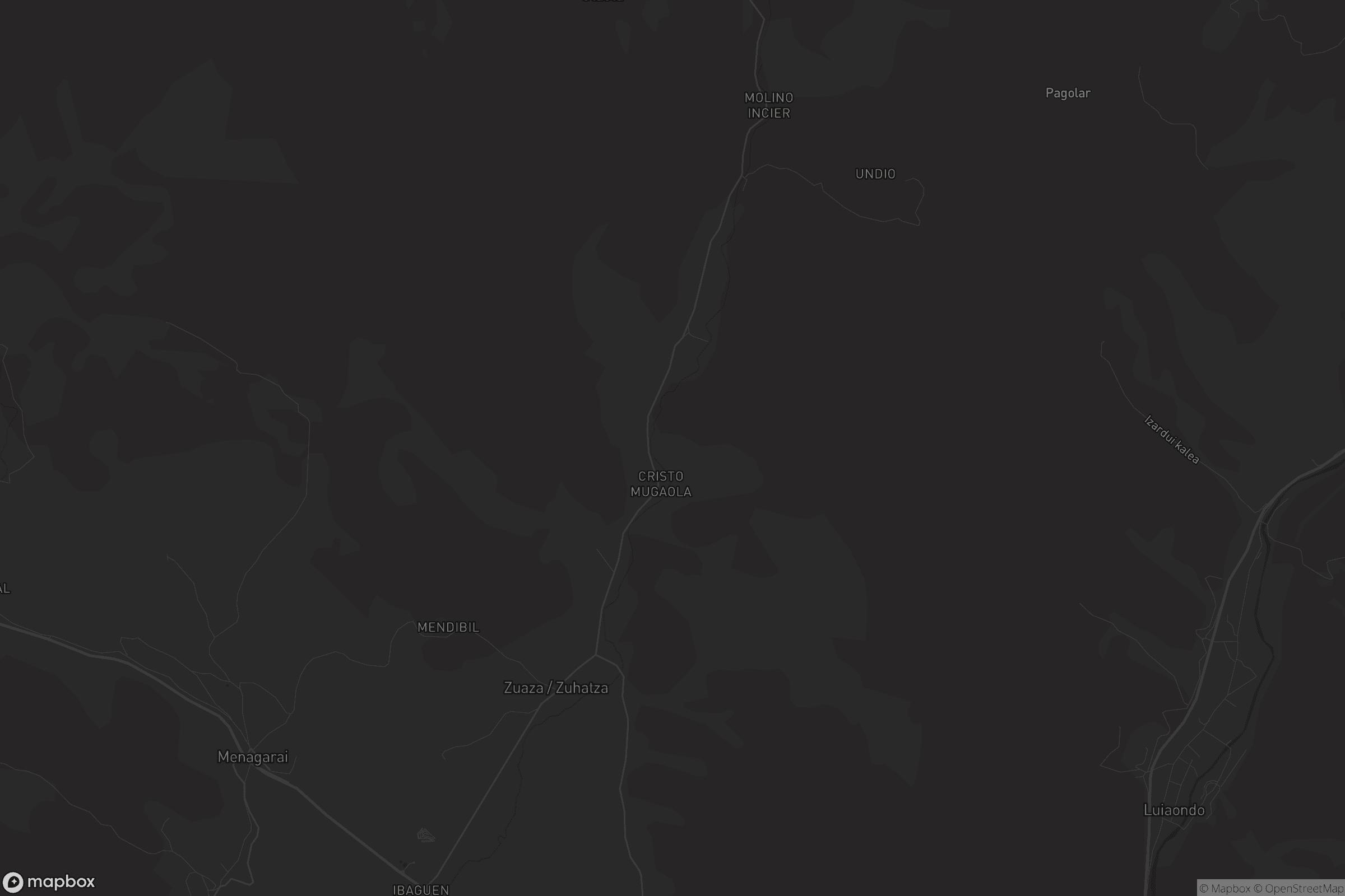 Mapa de Zuaza / Zuhatza