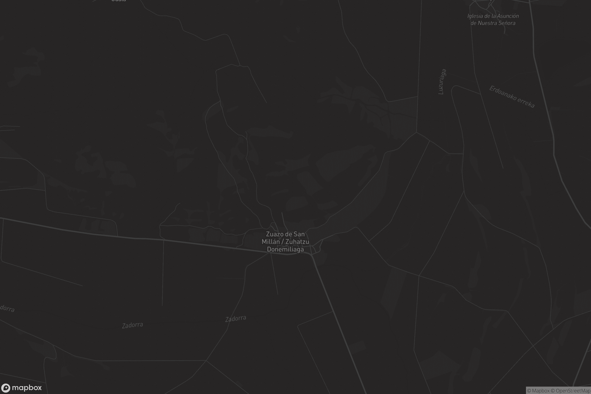 Mapa de Zuazo de San Millán / Zuhatzu Donemiliaga