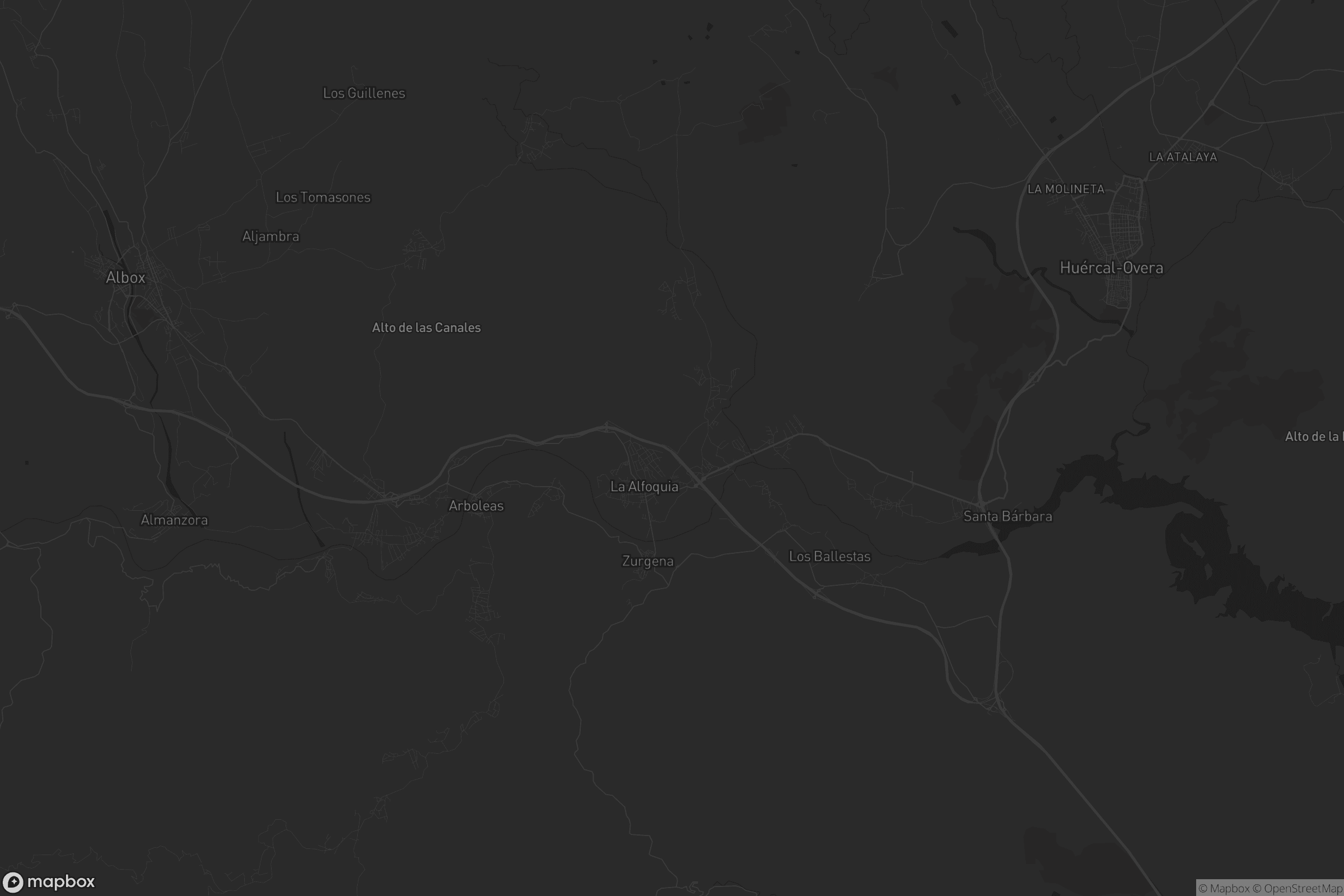 Mapa de Zurgena